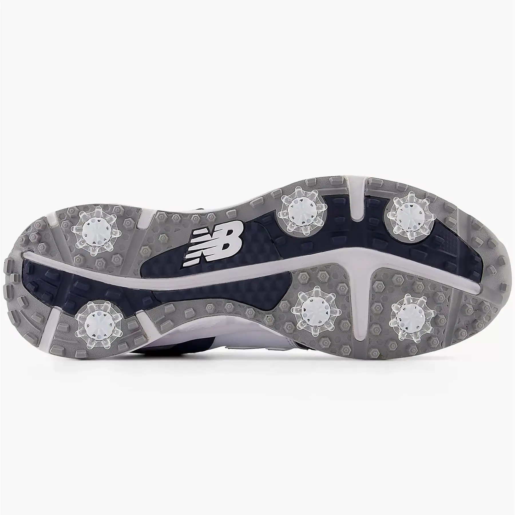 997 Waterproof Spiked Golf Shoes White/Navy - SS24