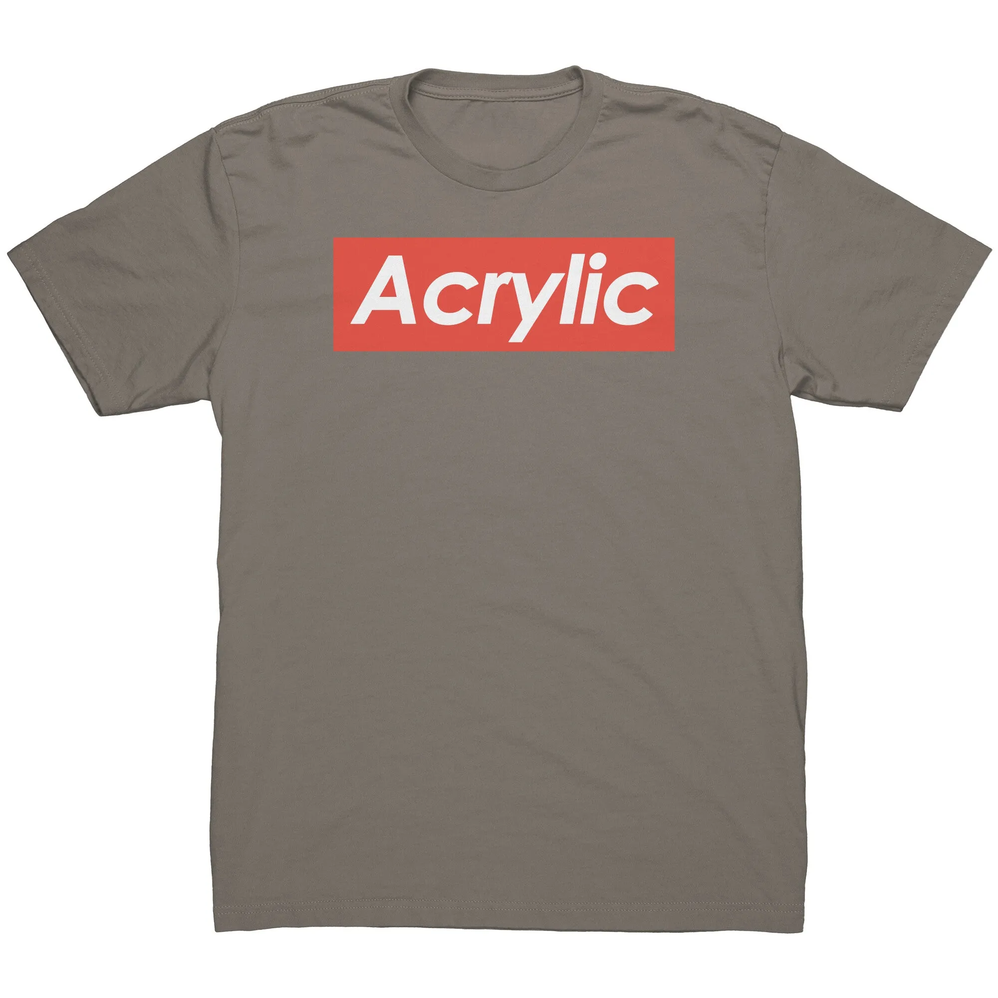 Acrylic Supreme-Themed Tee