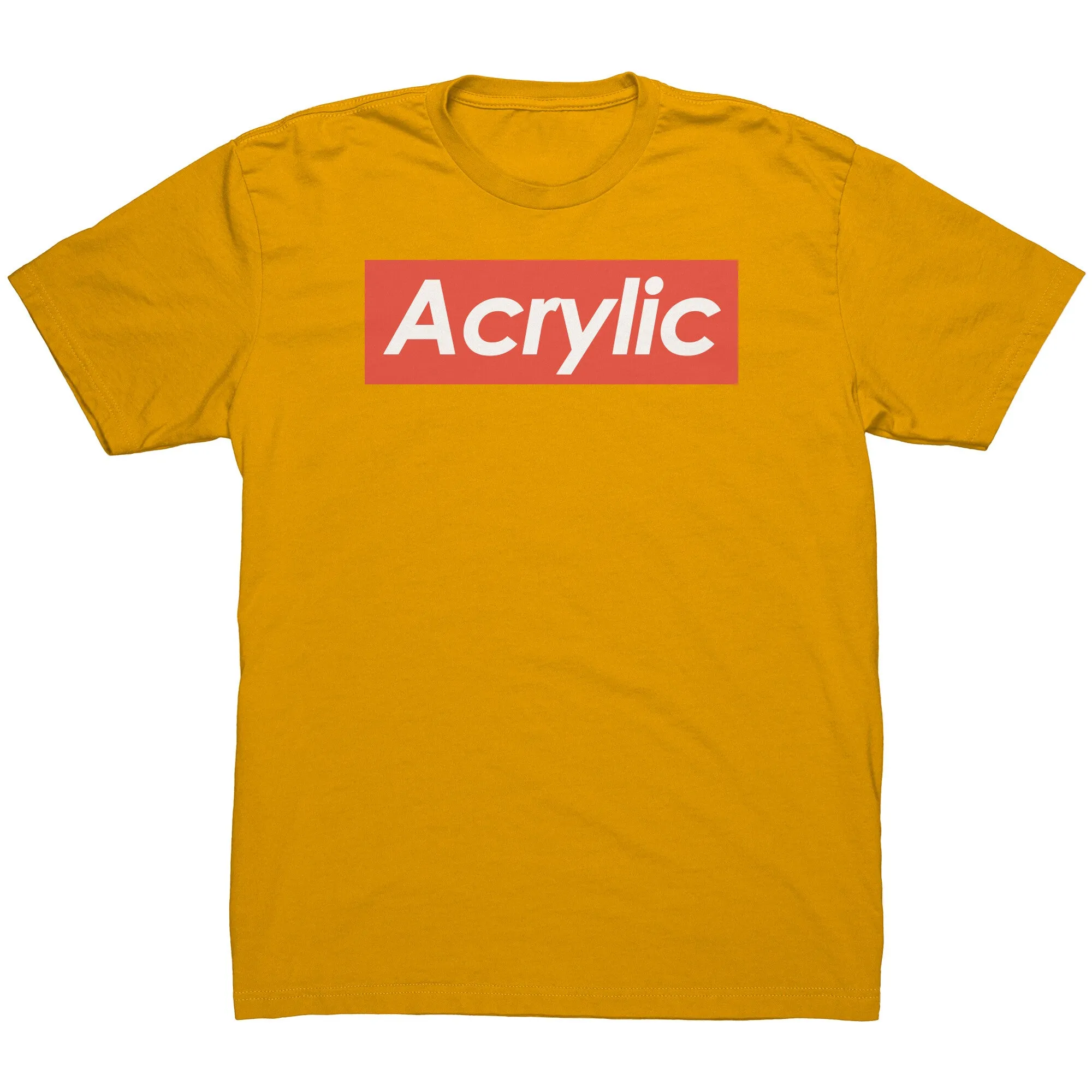 Acrylic Supreme-Themed Tee