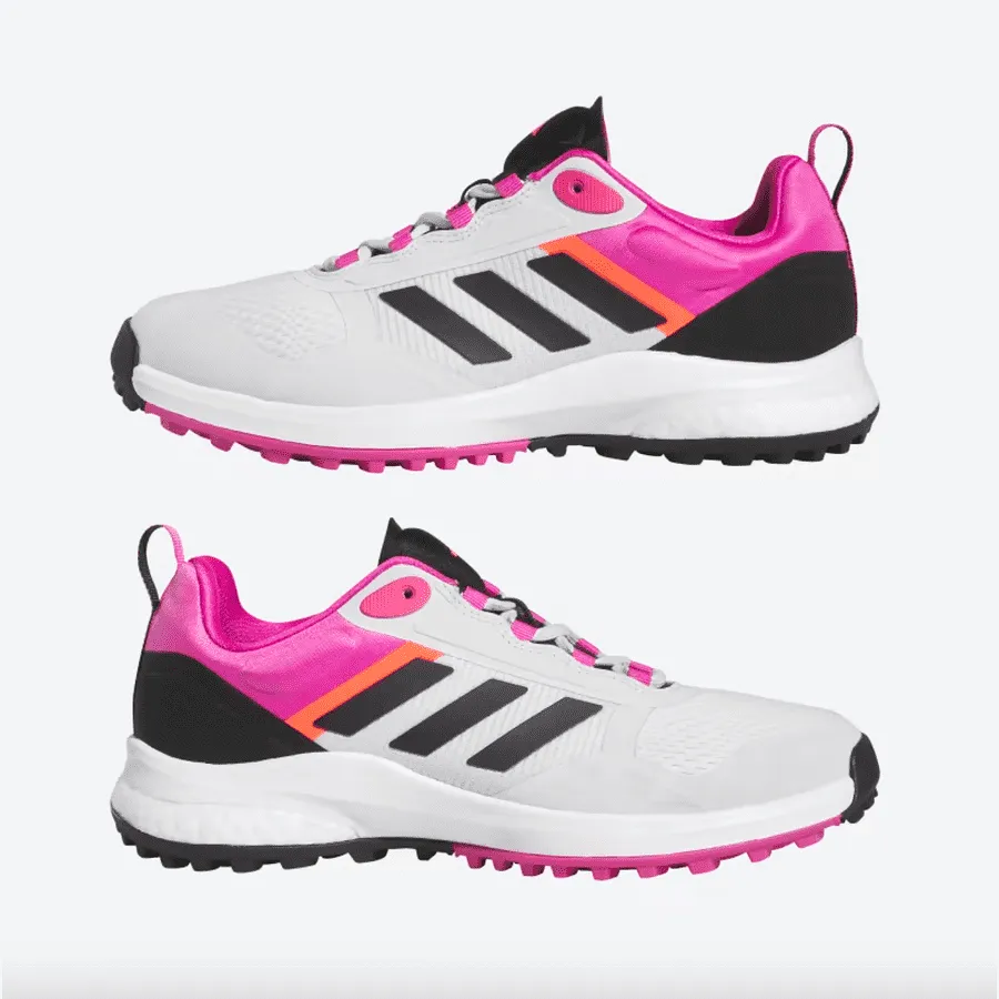 Adidas Ladies Zoysia Golf Shoes - Grey/Pink