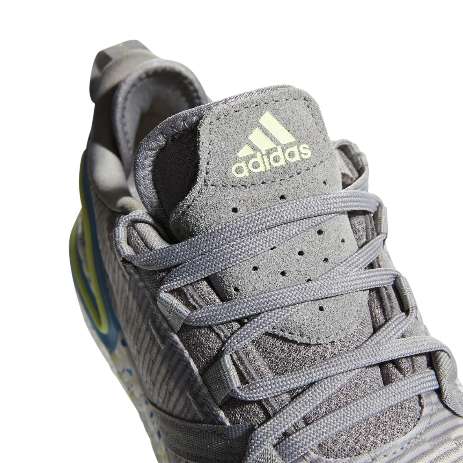 adidas Solarthon Primegreen Spikeless Golf Shoes - Grey Three / Pulse Yellow