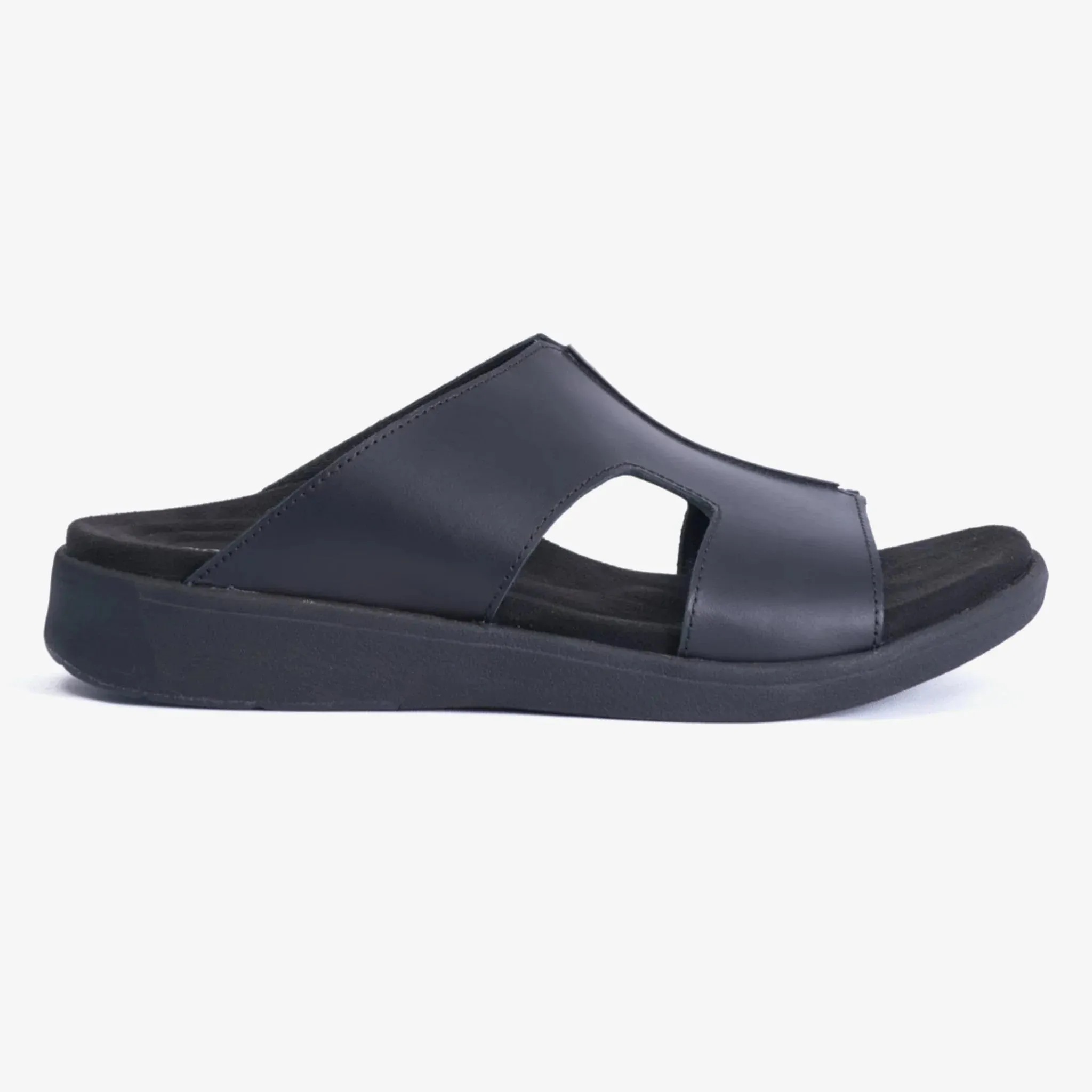 Aetrex classic sandals with a comfortable footbed Black