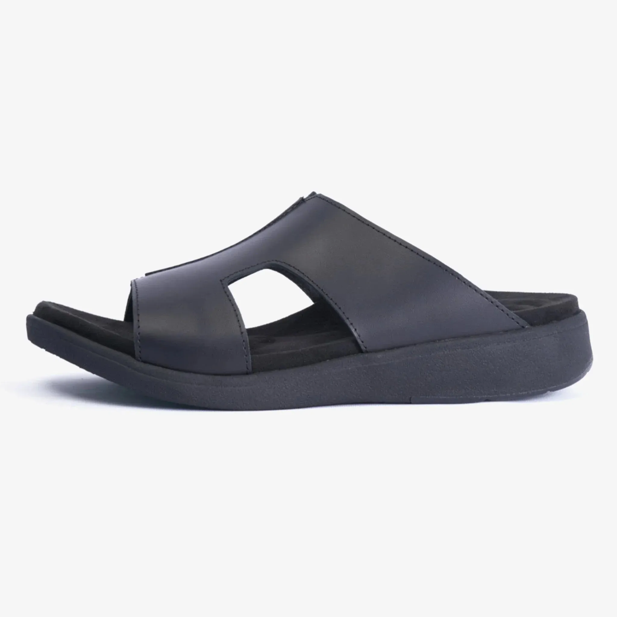 Aetrex classic sandals with a comfortable footbed Black