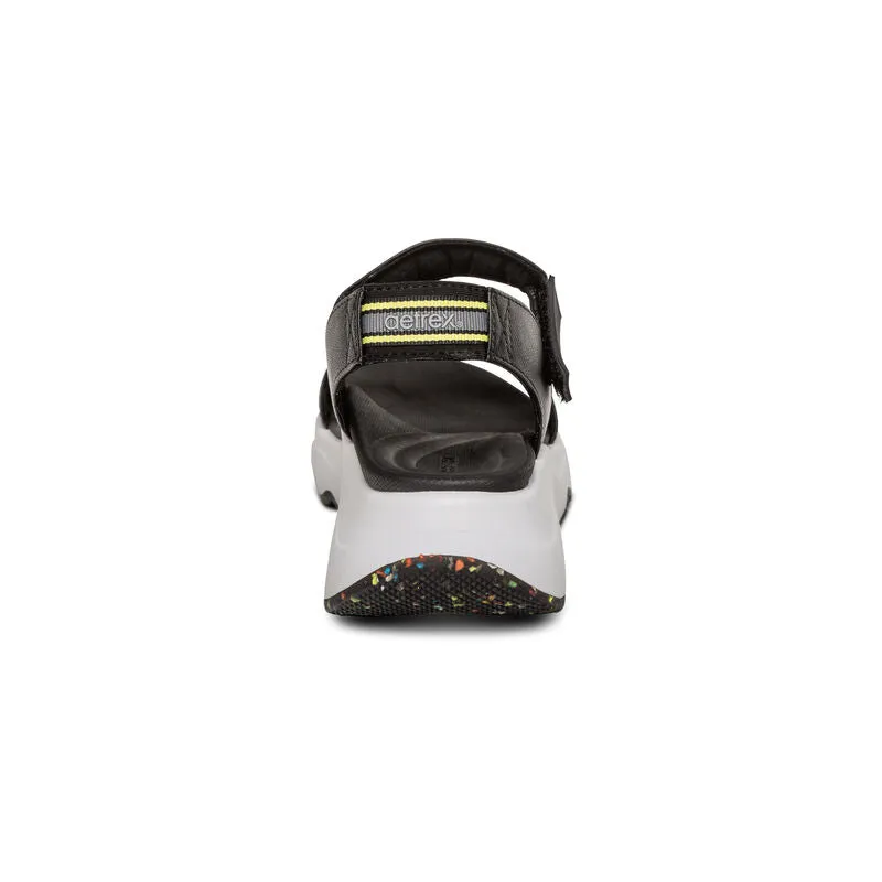 Aetrex Whit Water-Friendly Sport Sandals  Black