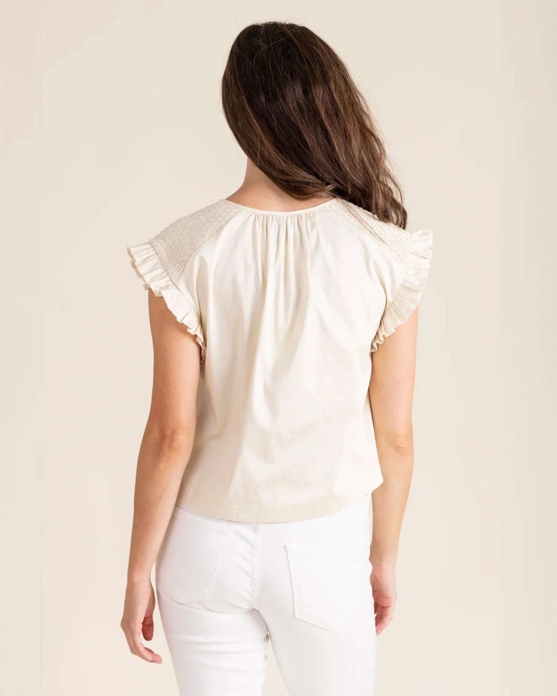 Alden Adair Gigi Top - Ivory