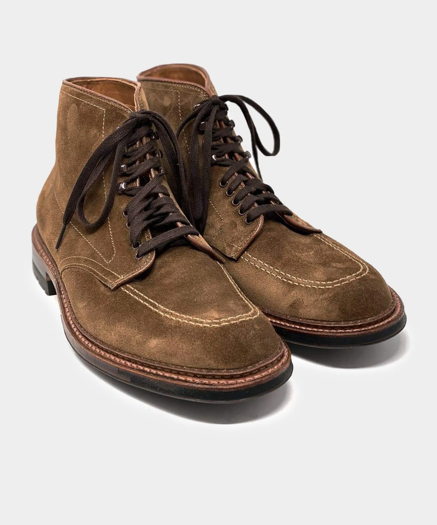 Alden Indy Boot in Snuff Suede