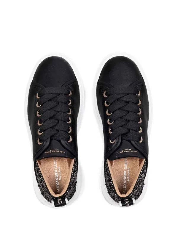 Alexander Smith Wembley Black Leather Sneaker