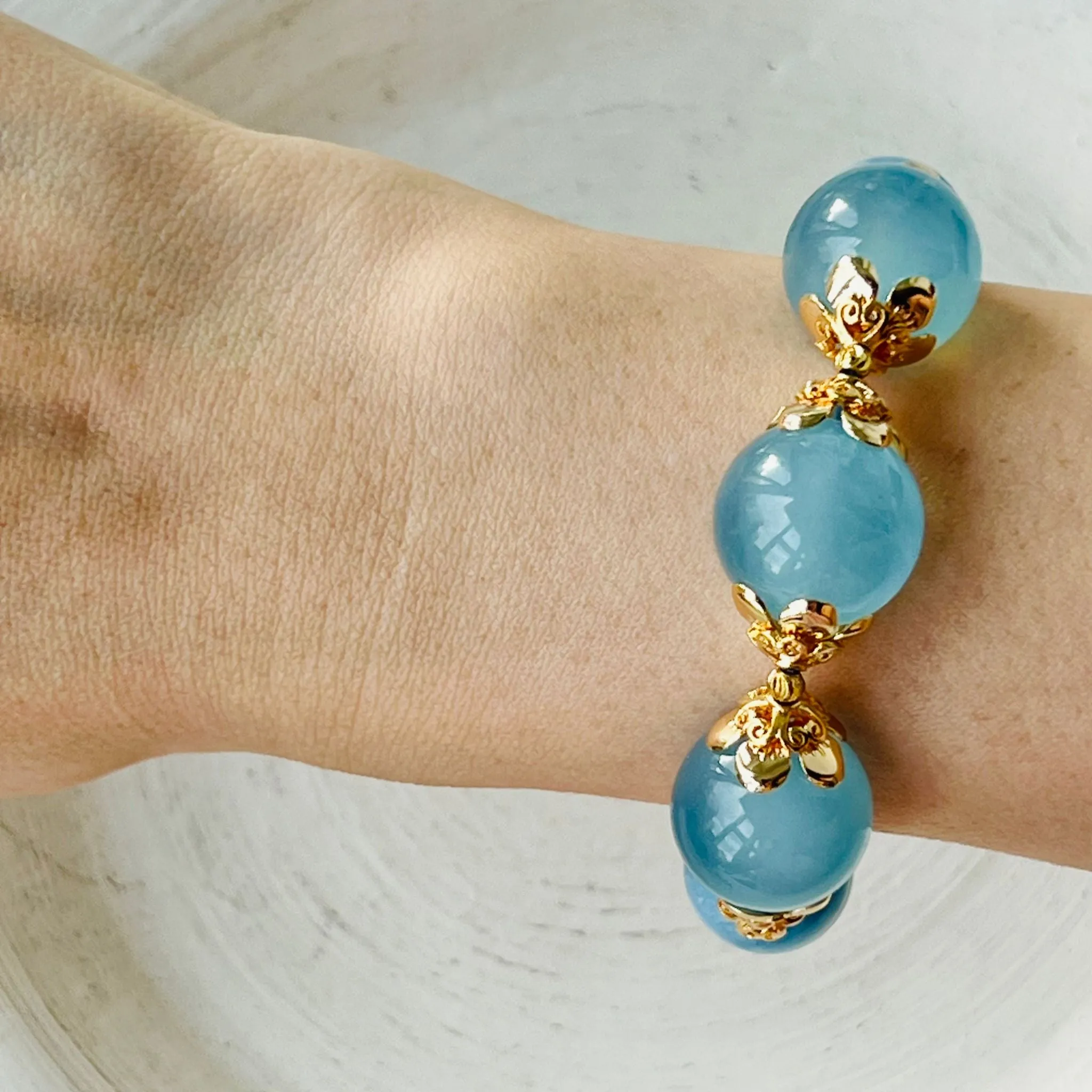 Aquamarine Supreme Diadem Bracelet