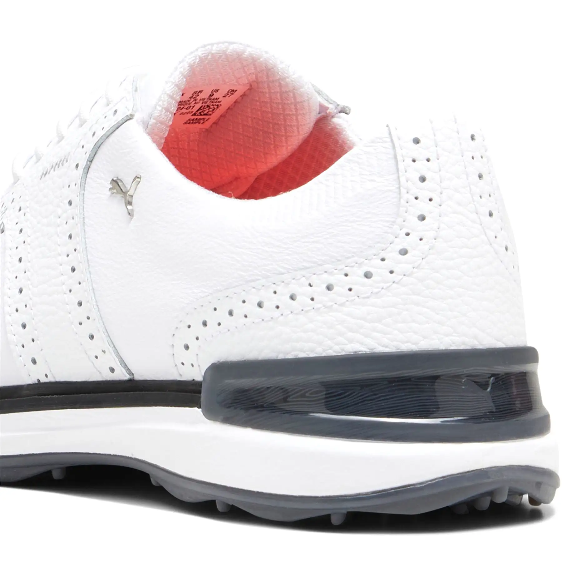 Avant Wingtip Leather Spikeless Golf Shoes White - SS24