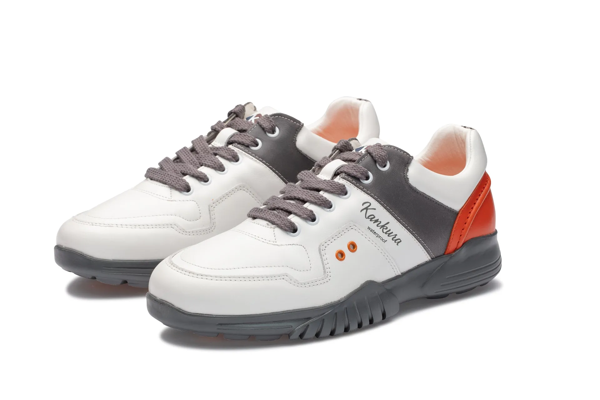 Challenge 01 White|Grey|Orange  Men's Golf Shoes CH001 01