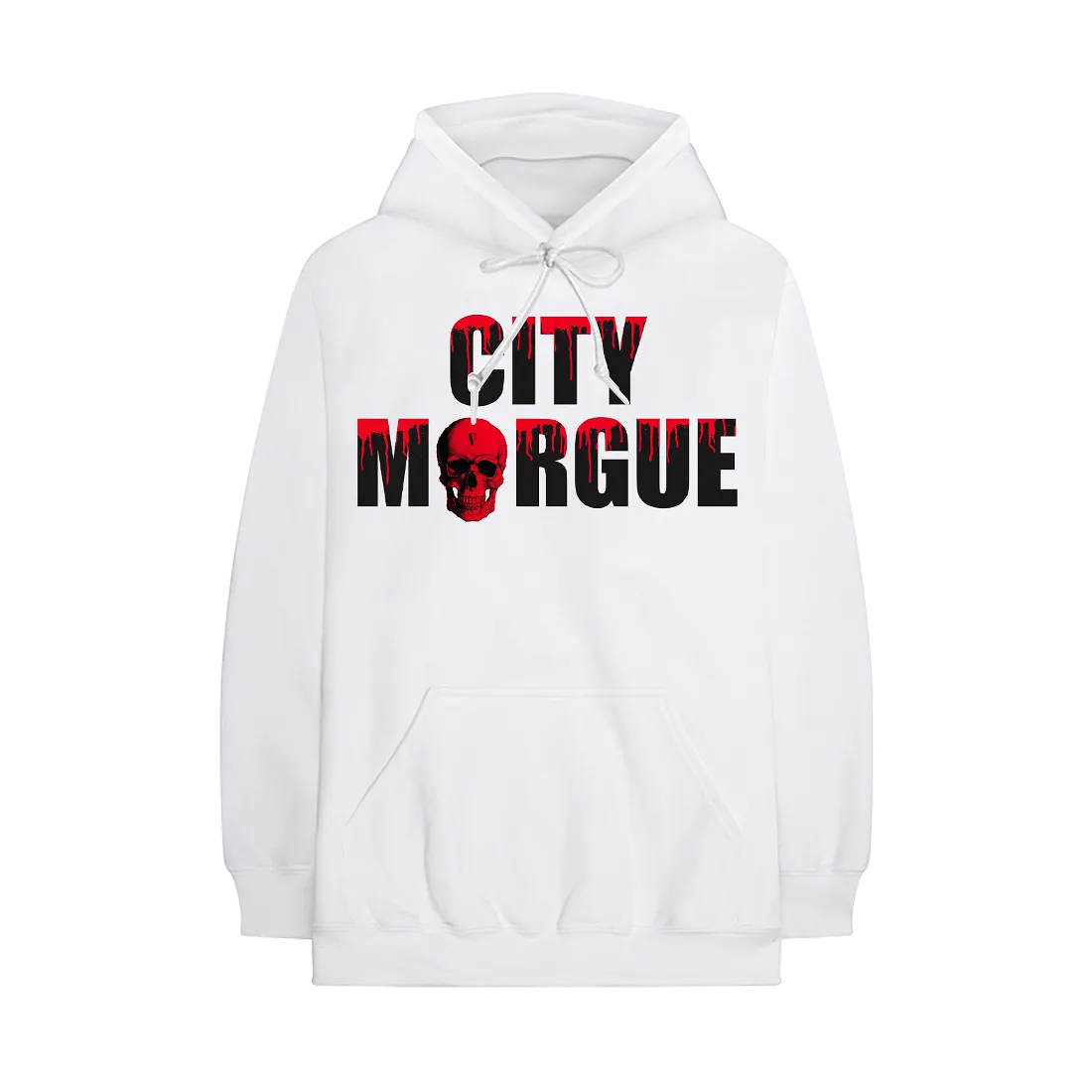 City Morgue x Vlone Dogs Hoodie White