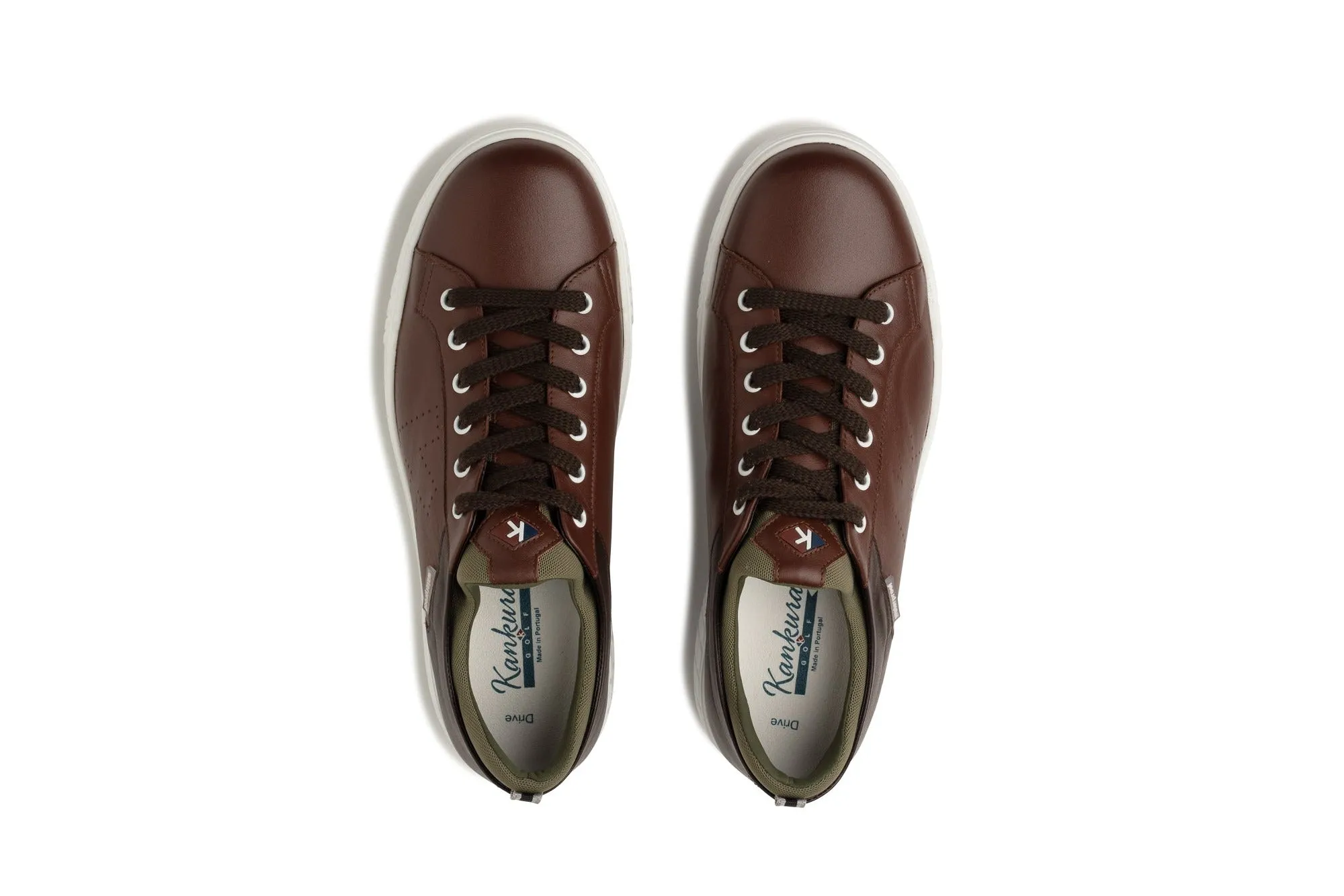 Drive 03   Brown   Men's Golf Shoes   D003 01