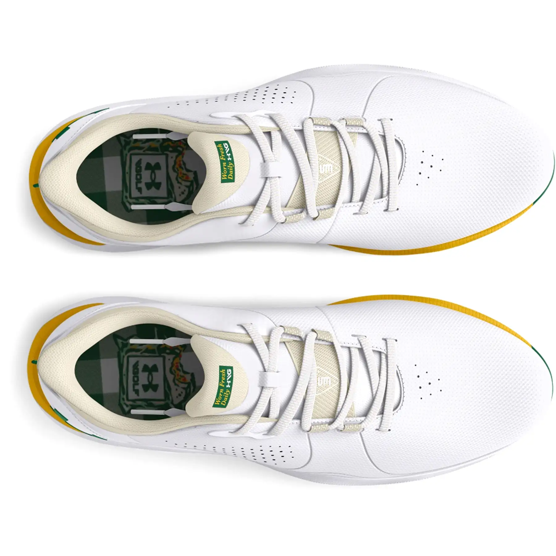 Drive Pro Wide Spiked LE Golf Shoes White - SS24