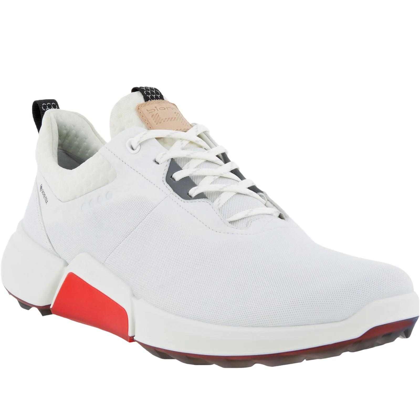 ECCO Mens Biom H4 Leather GORE-TEX Golf Shoes