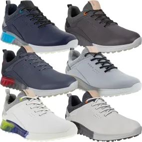 ECCO Mens S-Three Leather Gore-Tex Golf Shoes