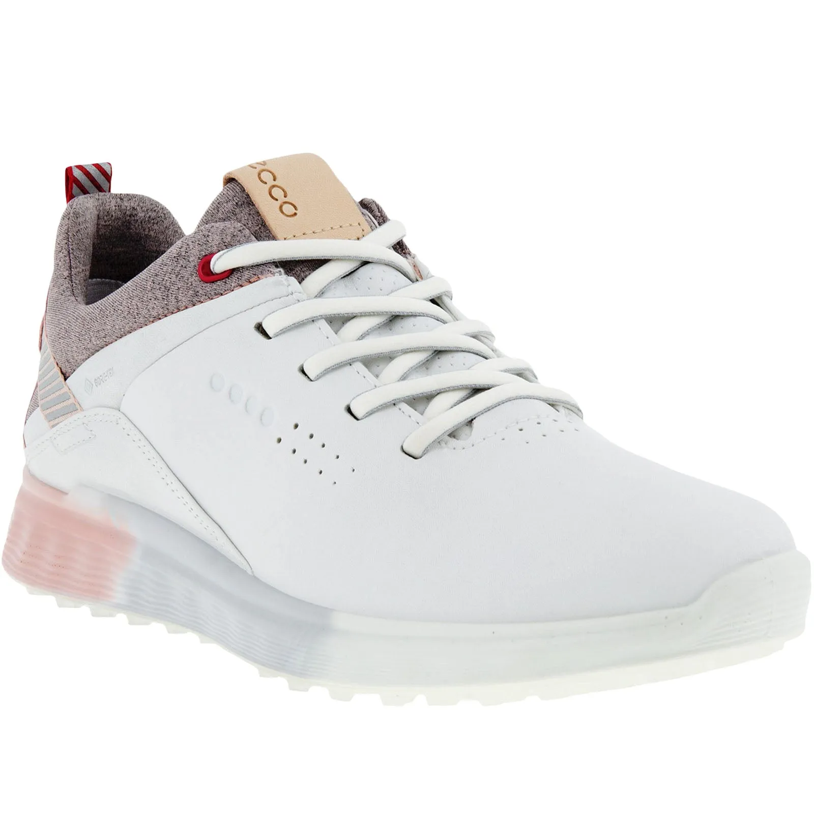 ECCO Womens S-Three GORE-TEX Leather Golf Shoes