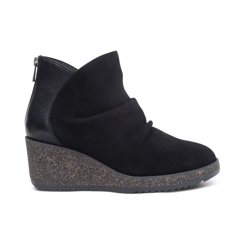 FINAL SALE Aetrex Kara Ankle Wedge Boot