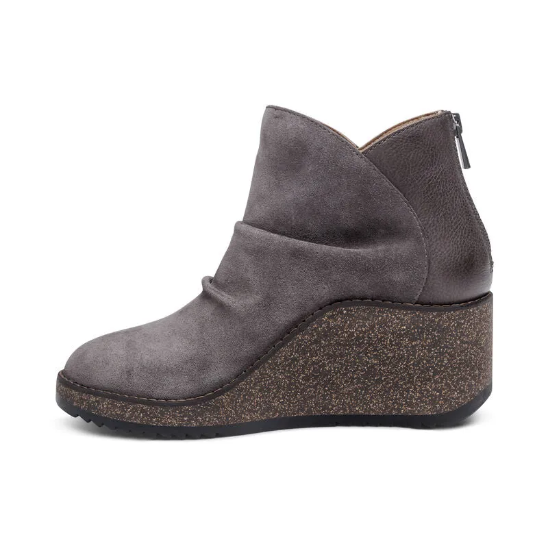 FINAL SALE Aetrex Kara Ankle Wedge Boot