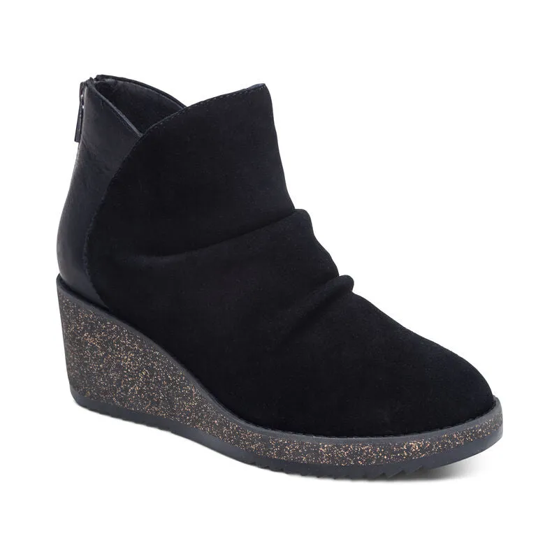 FINAL SALE Aetrex Kara Ankle Wedge Boot