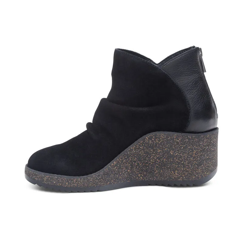 FINAL SALE Aetrex Kara Ankle Wedge Boot