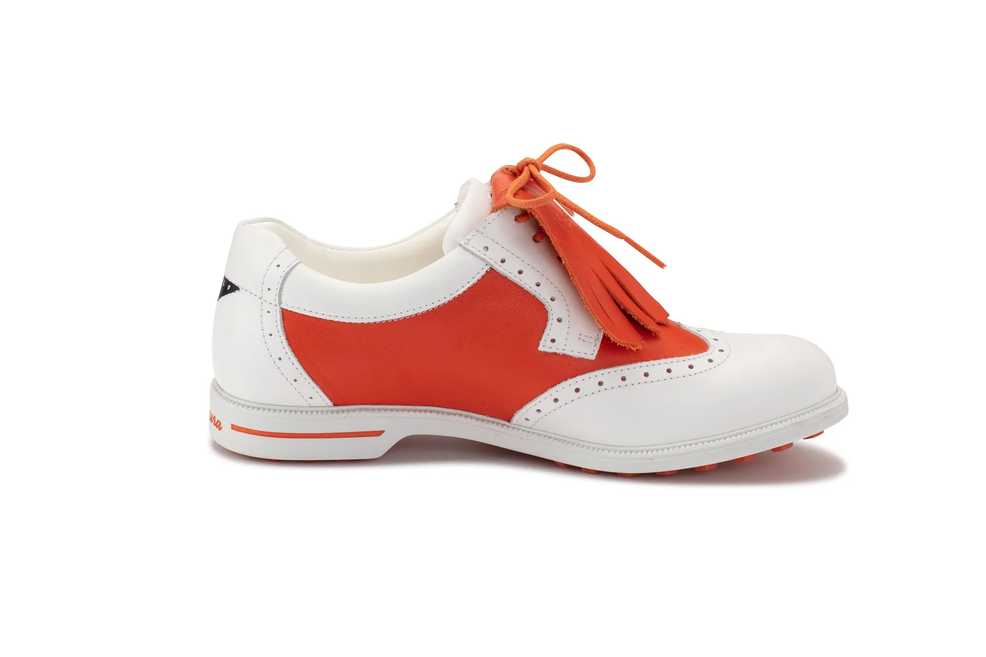 Florida 02   White|Orange   Women's Golf Shoes FL002 07