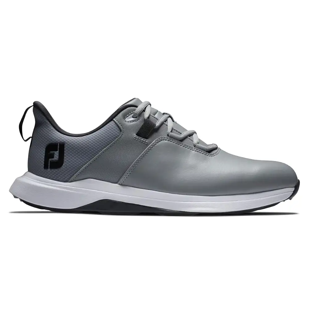 FootJoy Men's ProLite Spikeless Laced Golf Shoes - Grey