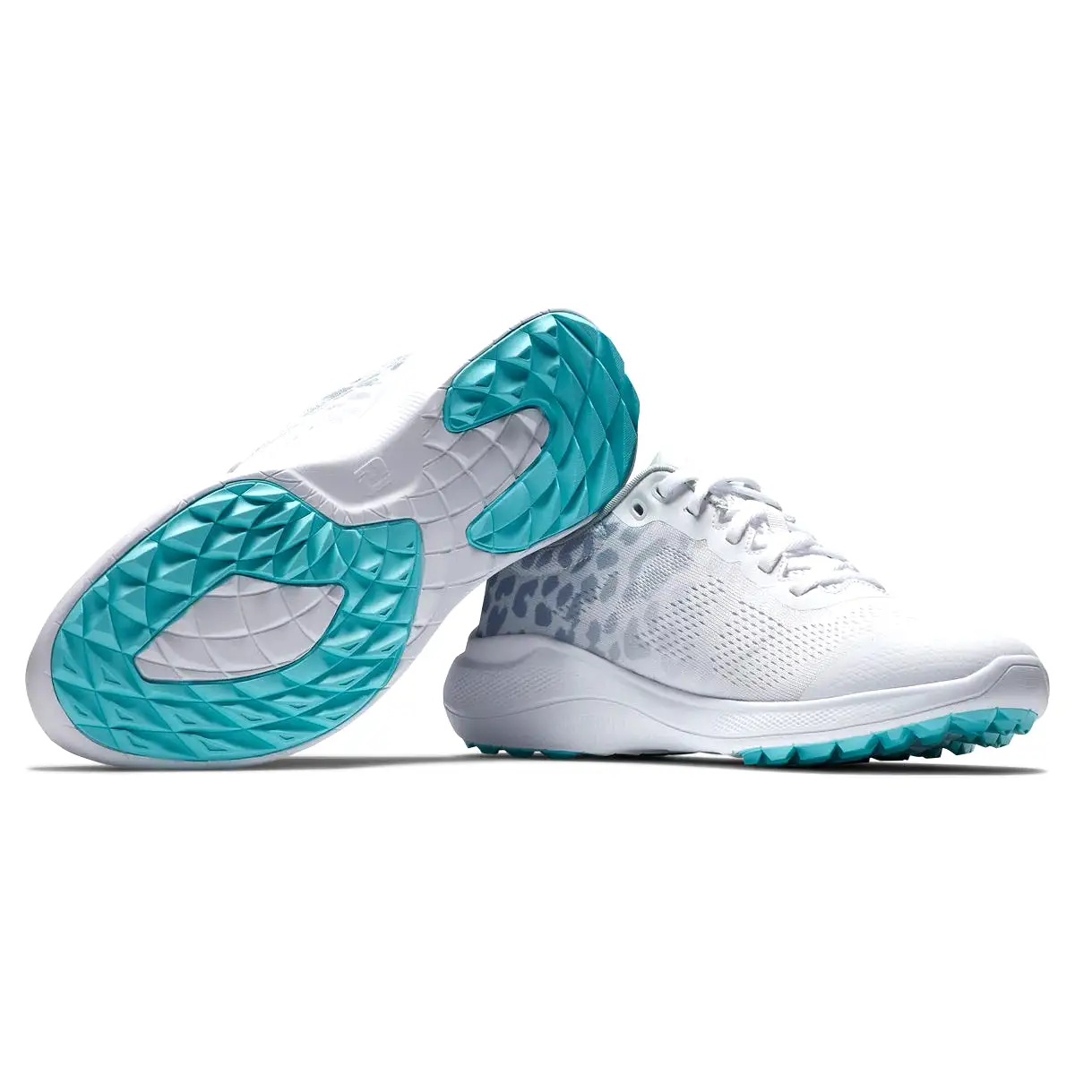 FootJoy Women's Flex Golf Shoes White/Grey/Multi 95767 (Previous Season Style)