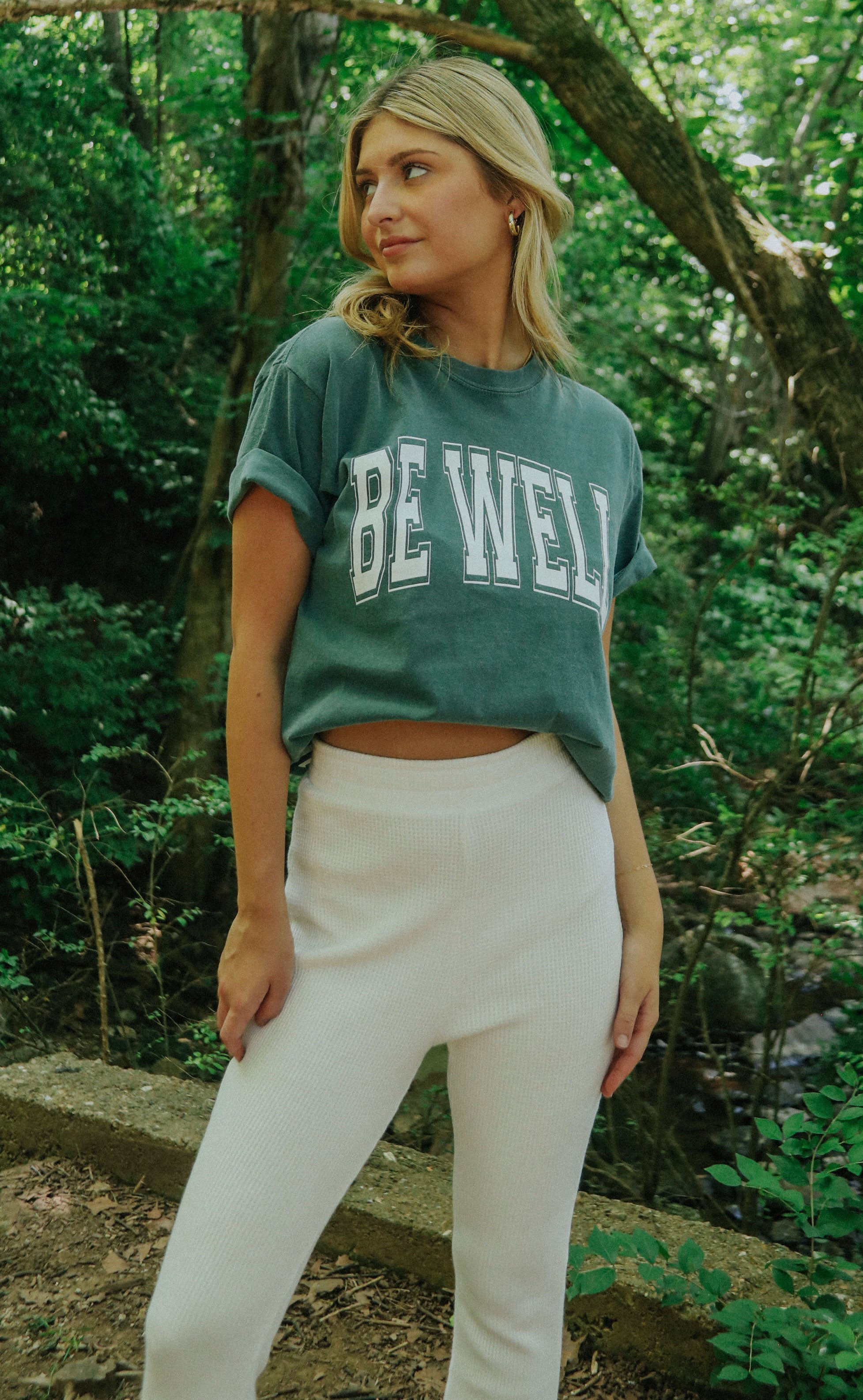 friday + saturday: be well t shirt