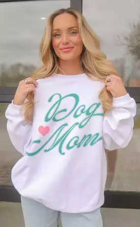 friday + saturday: dog mom corded sweatshirt