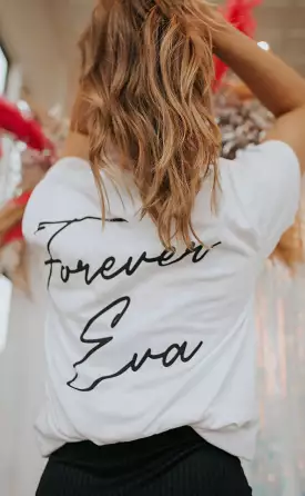 friday + saturday: foreva eva t shirt