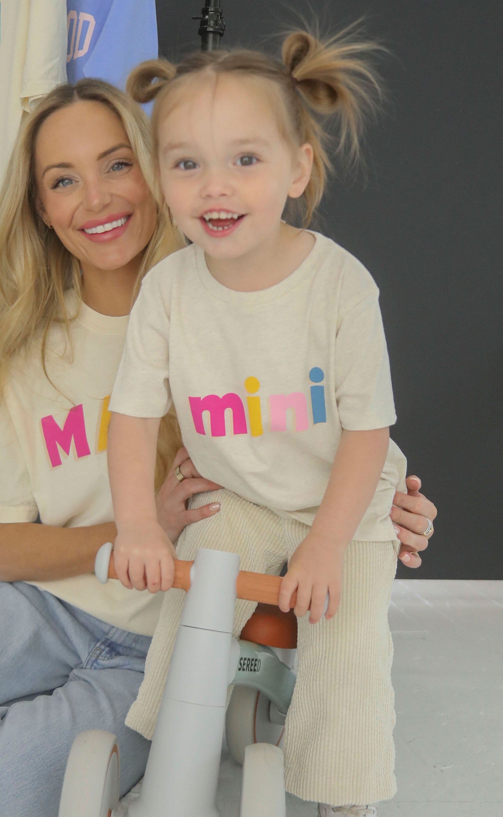 friday + saturday: mini color block toddler tee