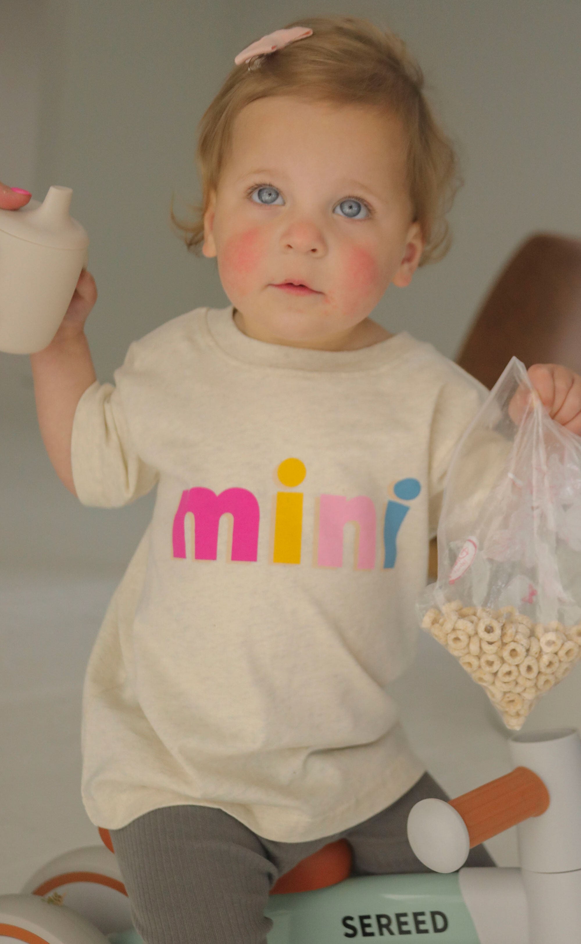 friday + saturday: mini color block toddler tee