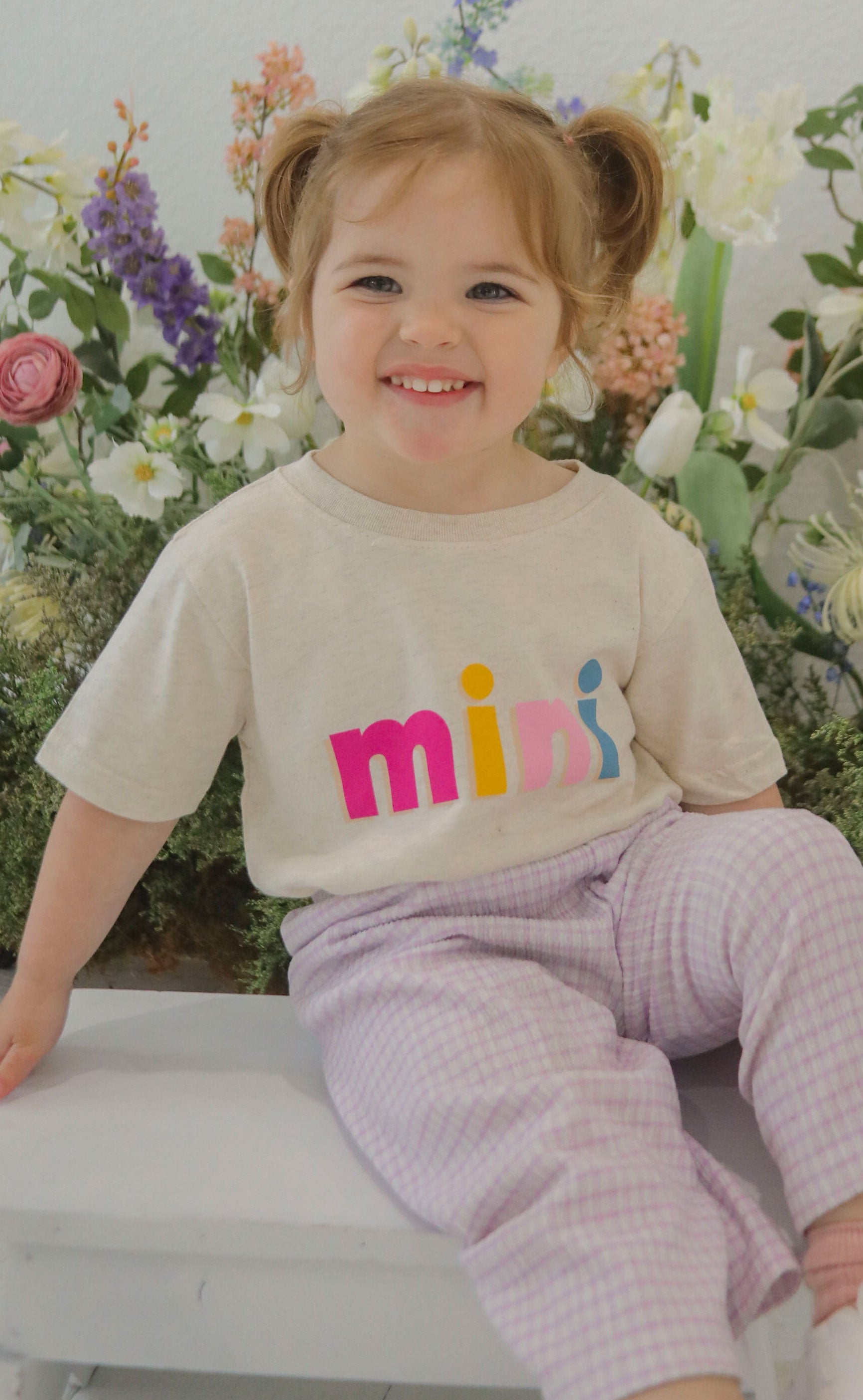 friday + saturday: mini color block toddler tee