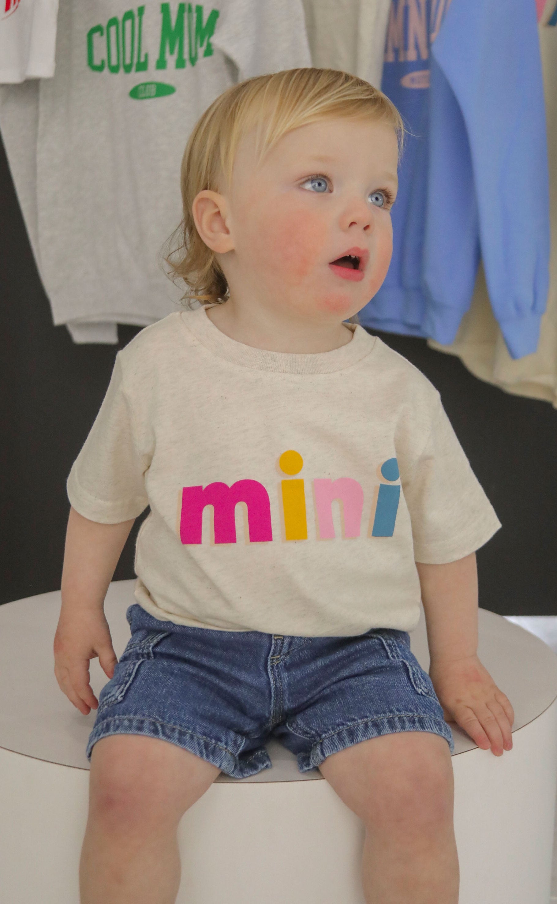 friday + saturday: mini color block toddler tee