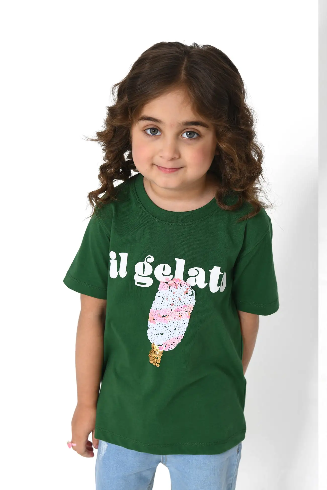 GELATO PRINTED SEQUIN T-SHIRT