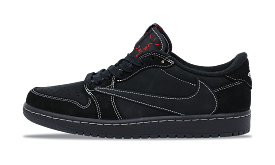 Jordan 1 Retro Low OG SP Travis Scott Black Phantom