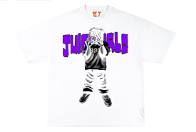 Juice Wrld x Vlone MOTY Man of the Year T-shirt White/Purple