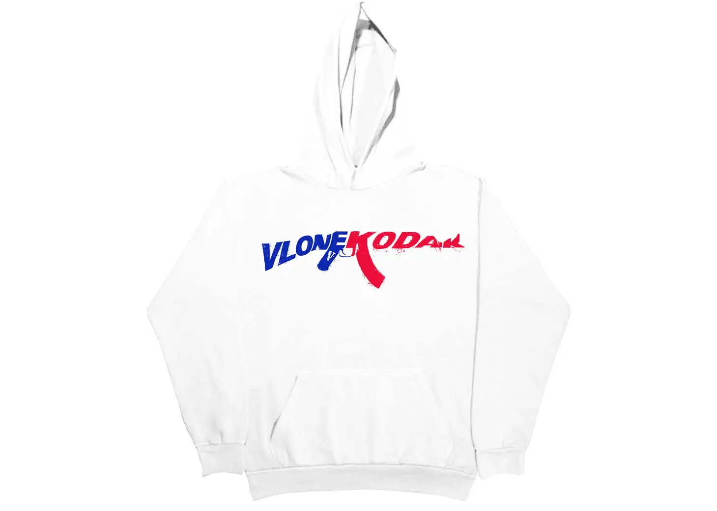 Kodak Black x Vlone 47 Hoodie White