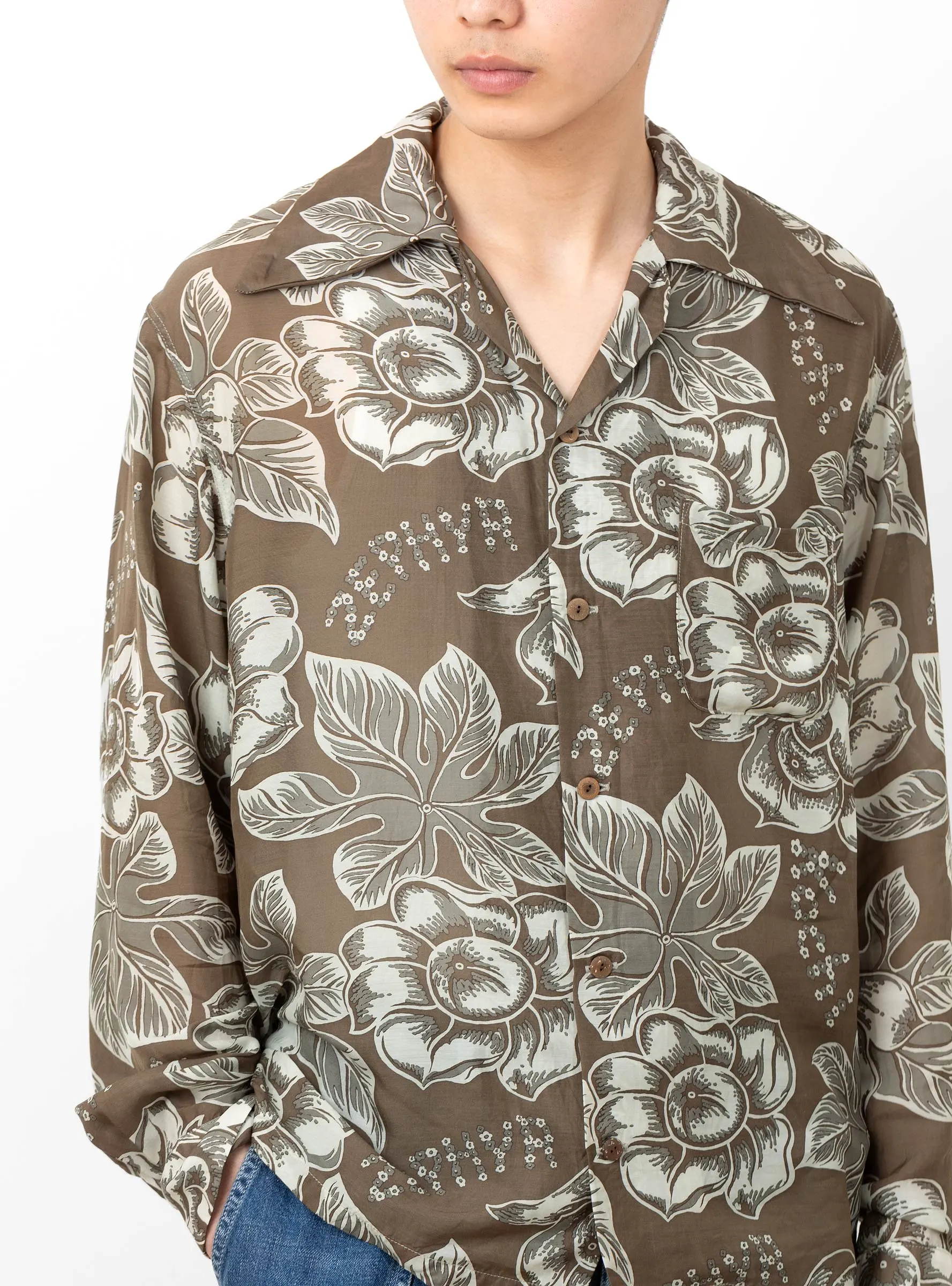 K&Z Anemone Wrangler Collar Shirt Brown