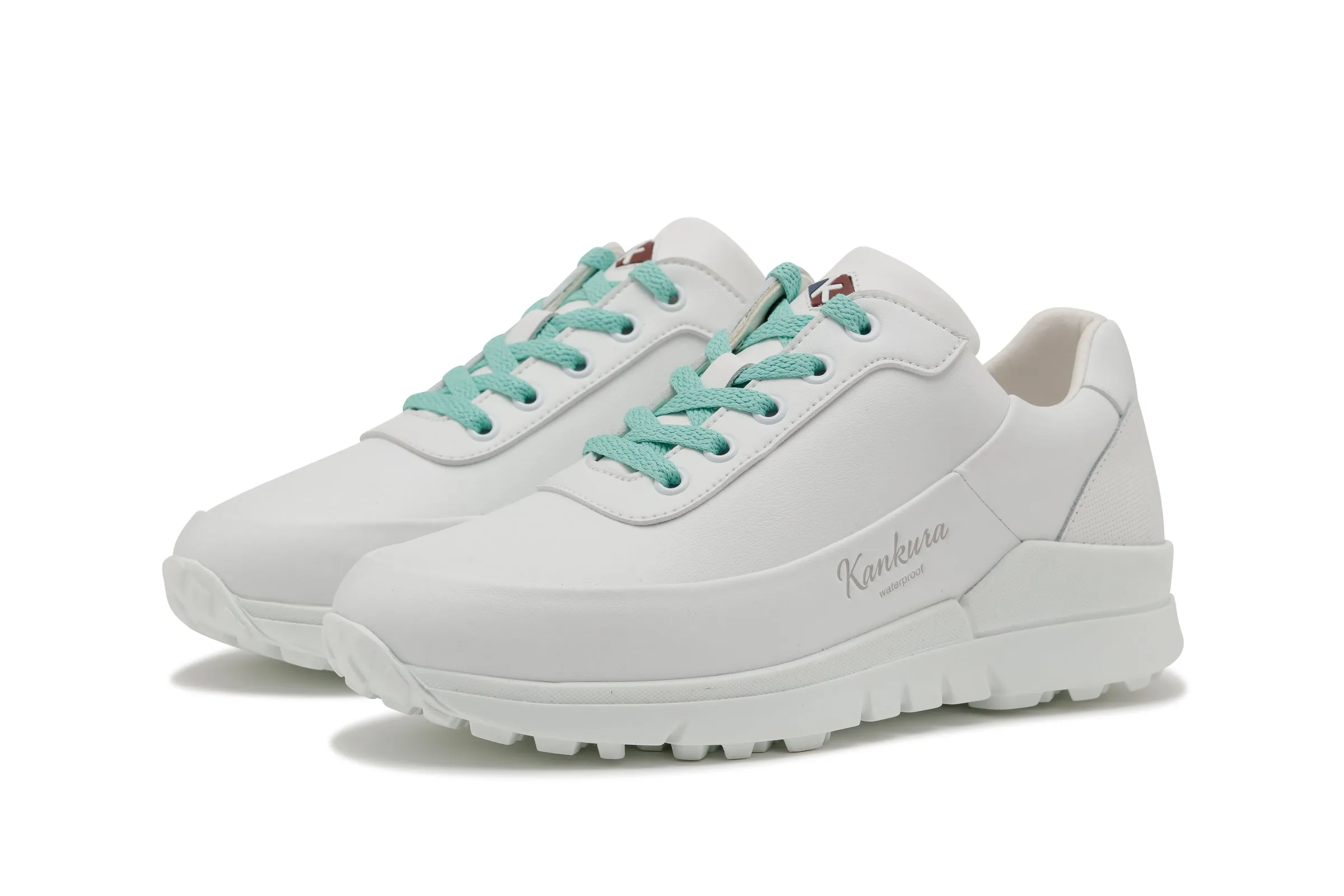 Master Lady 03   AllWhite|Green   Women's Golf Shoes ML003 98