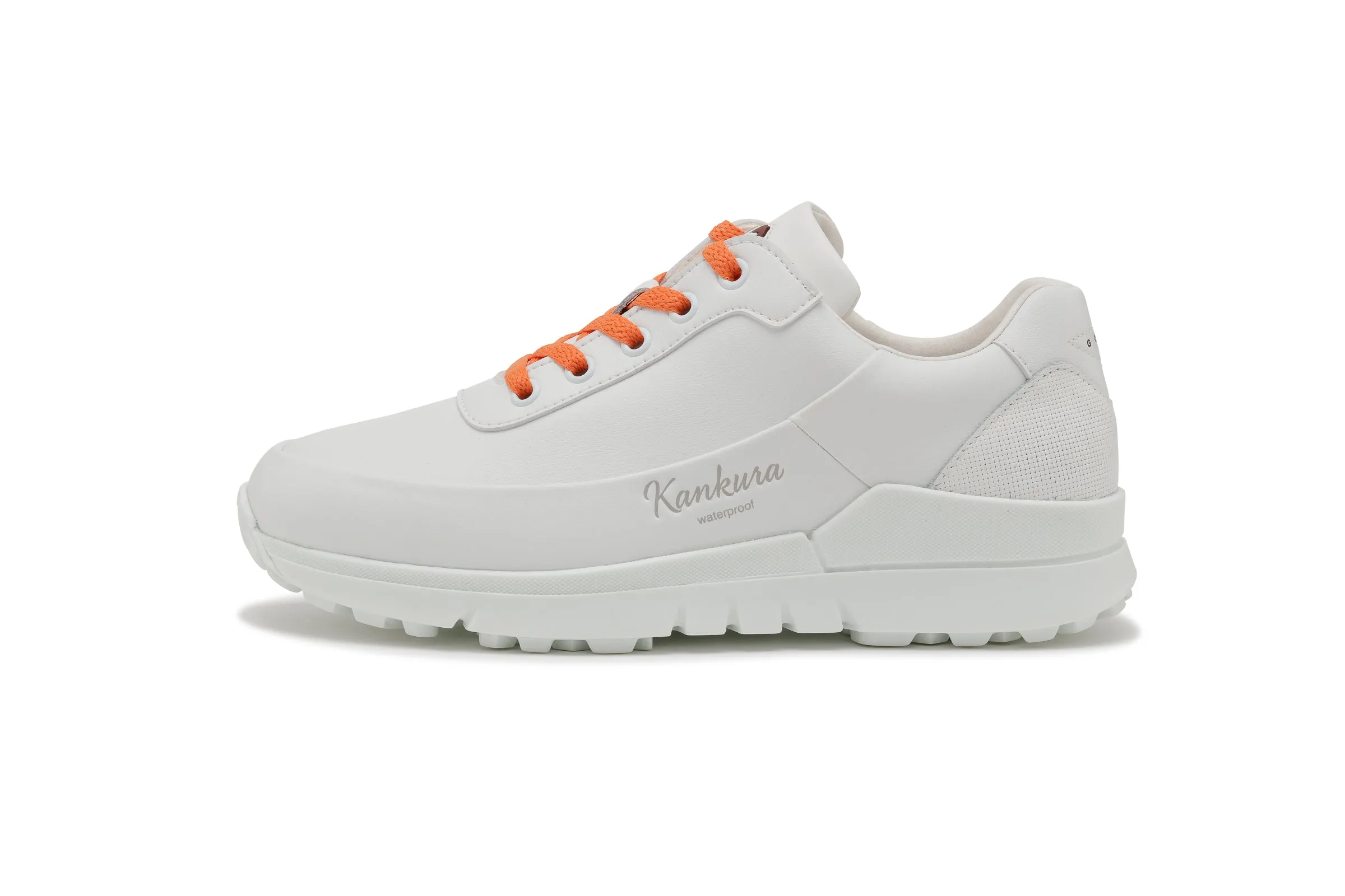 Master Lady 03   AllWhite|Orange   Women's Golf Shoes ML003 94