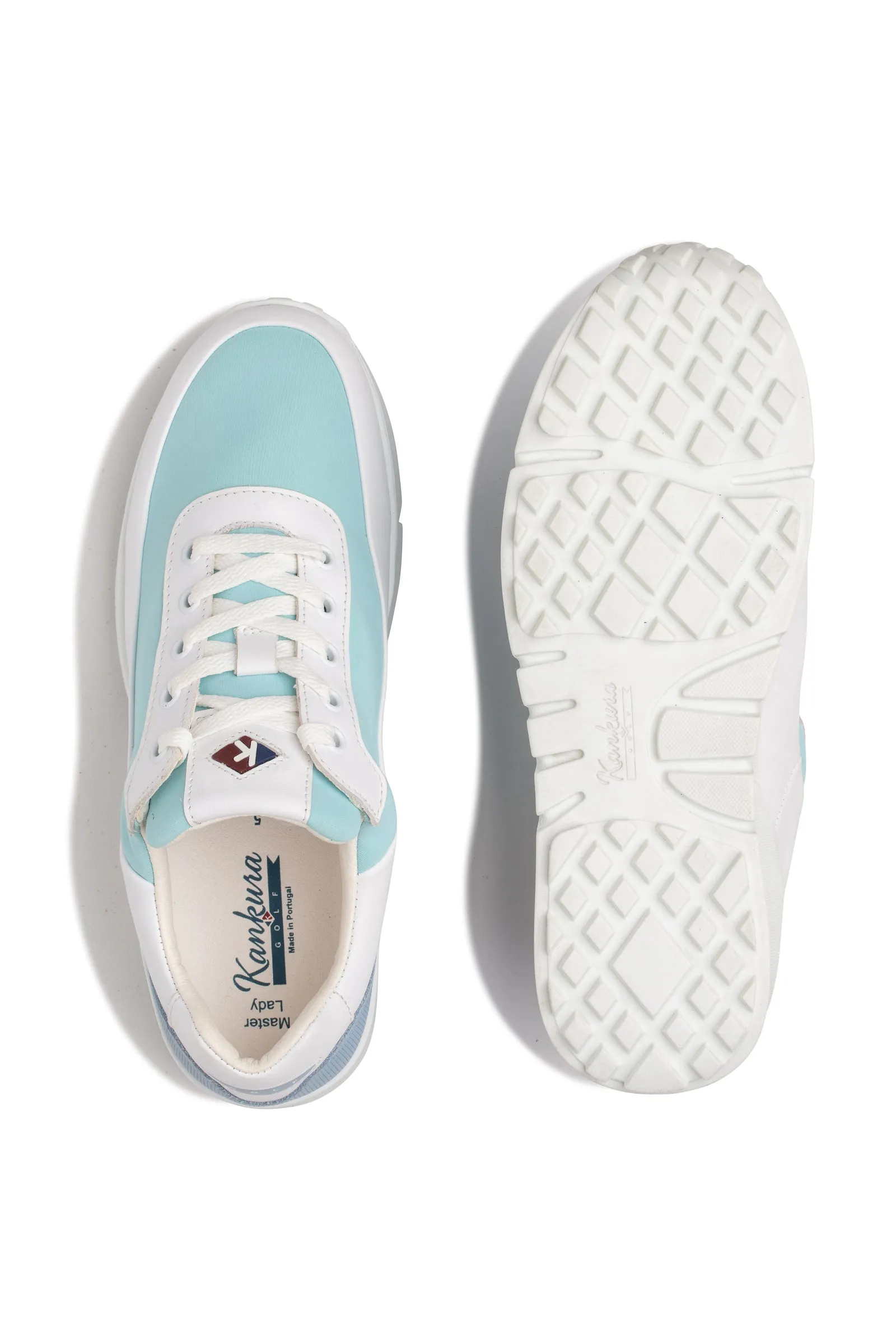 Master Lady 03 - White|Light Blue   Women's Golf Shoes ML003 25