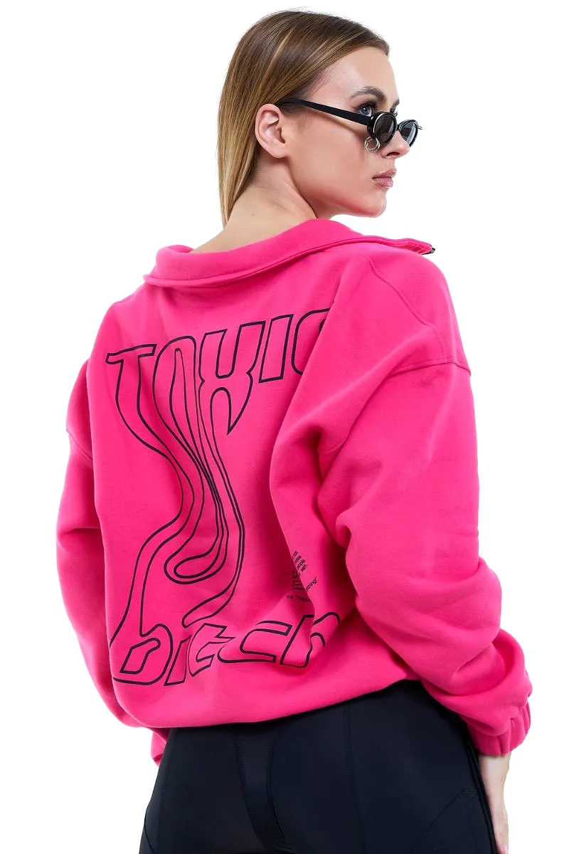 MD Toxic Bitch Sweatshirt - Pink