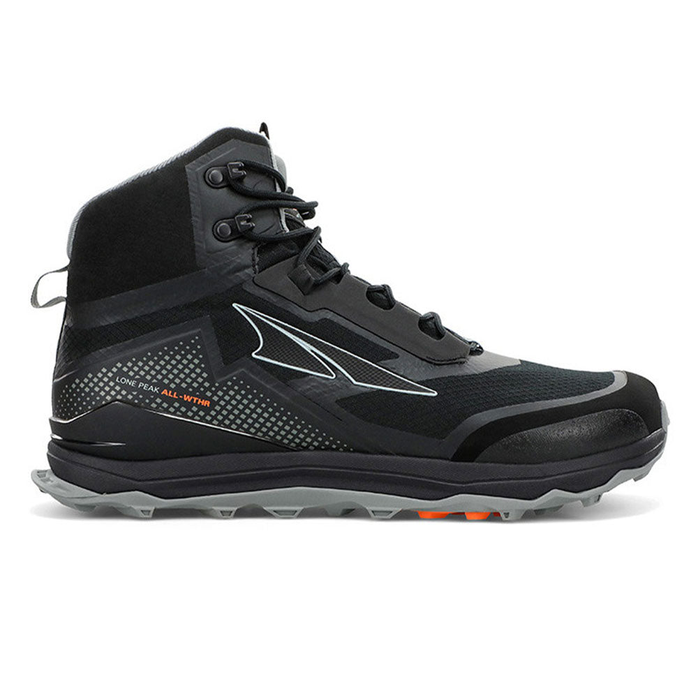 Men's Altra Lone Peak All-WTHR Mid, Black, 11 D Medium