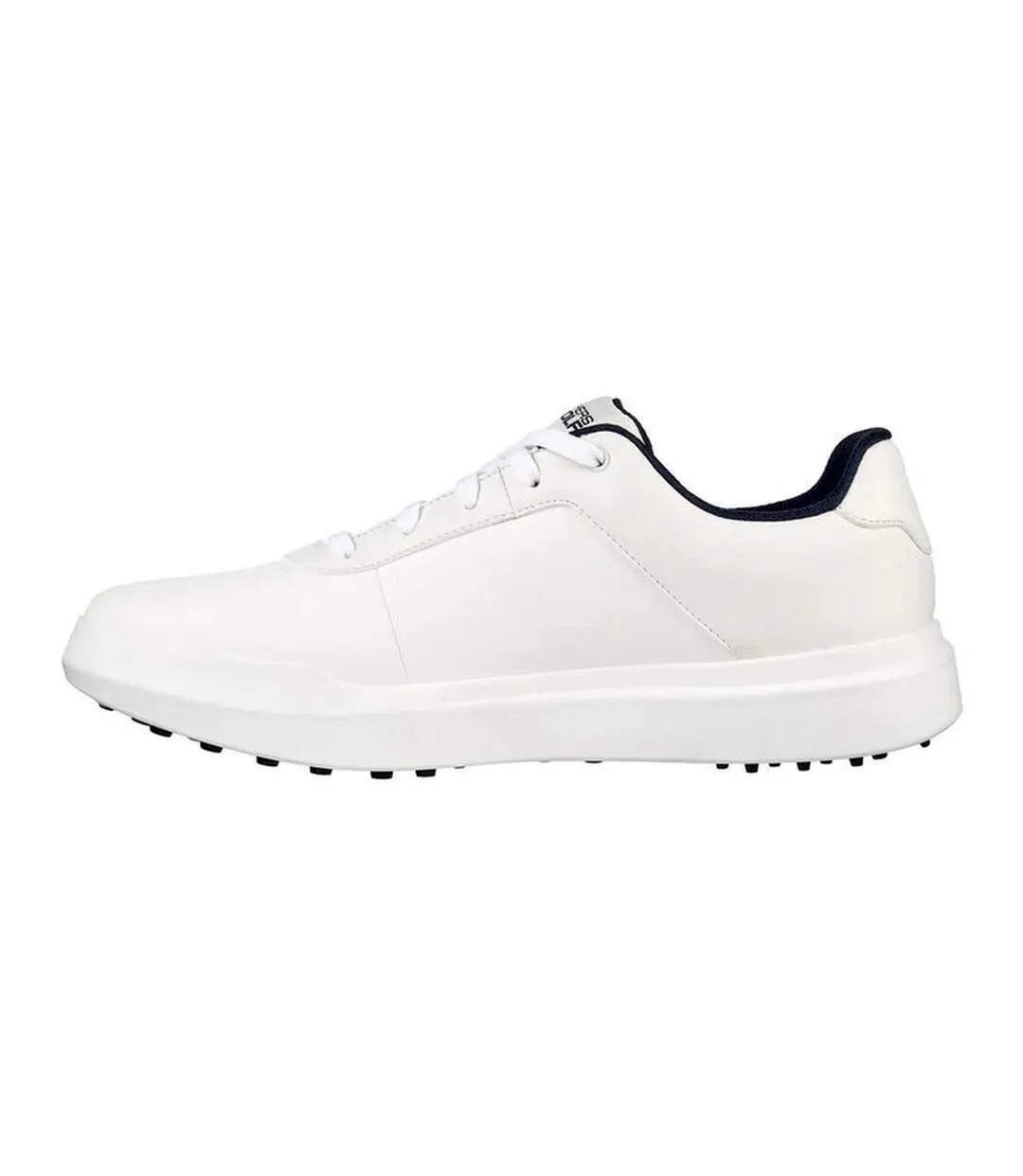 Mens go golf drive 5 leather golf shoes white/navy Skechers