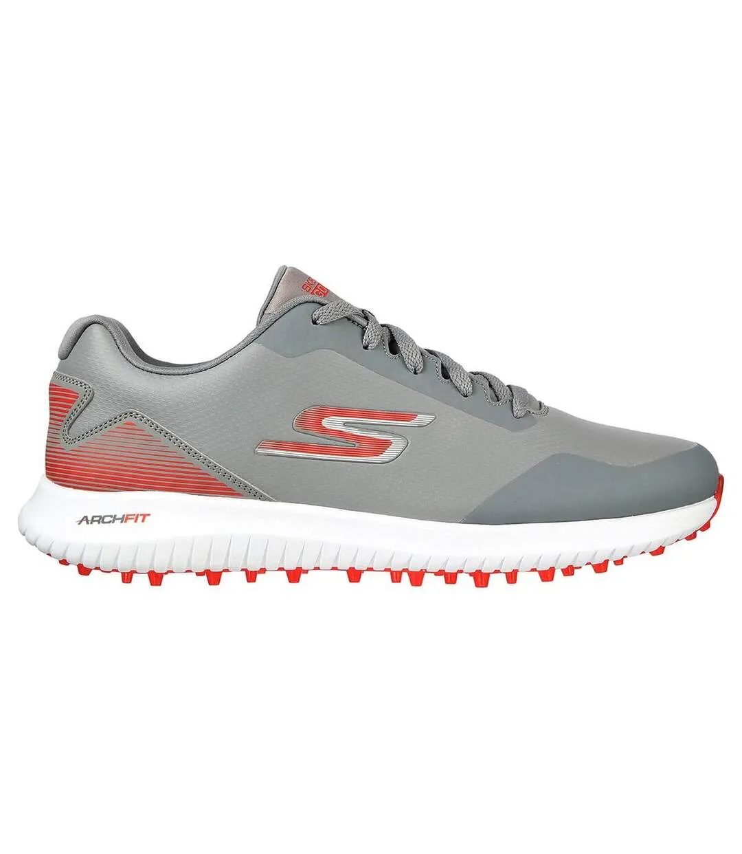 Mens go golf max 2 golf shoes grey/red Skechers