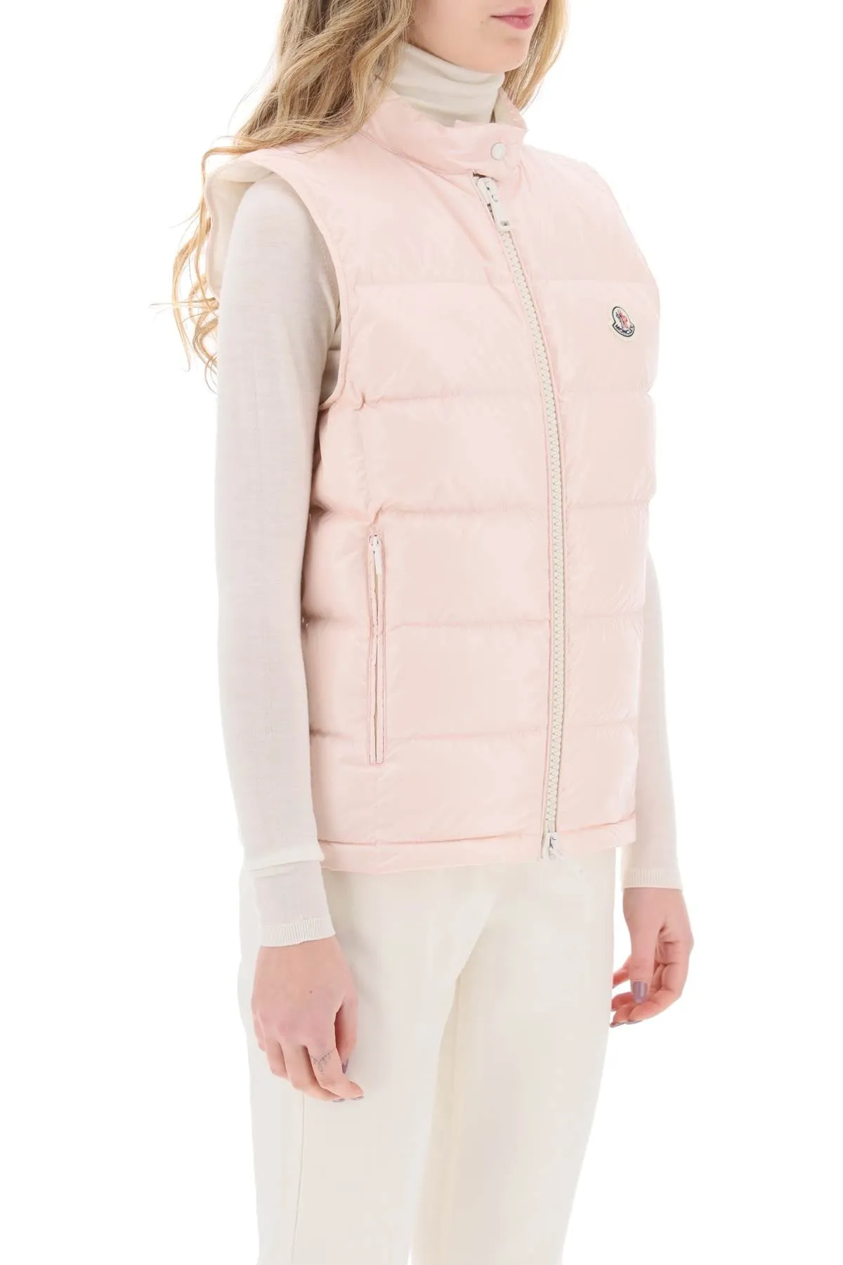 Moncler Alcibia Puffer Vest   Pink