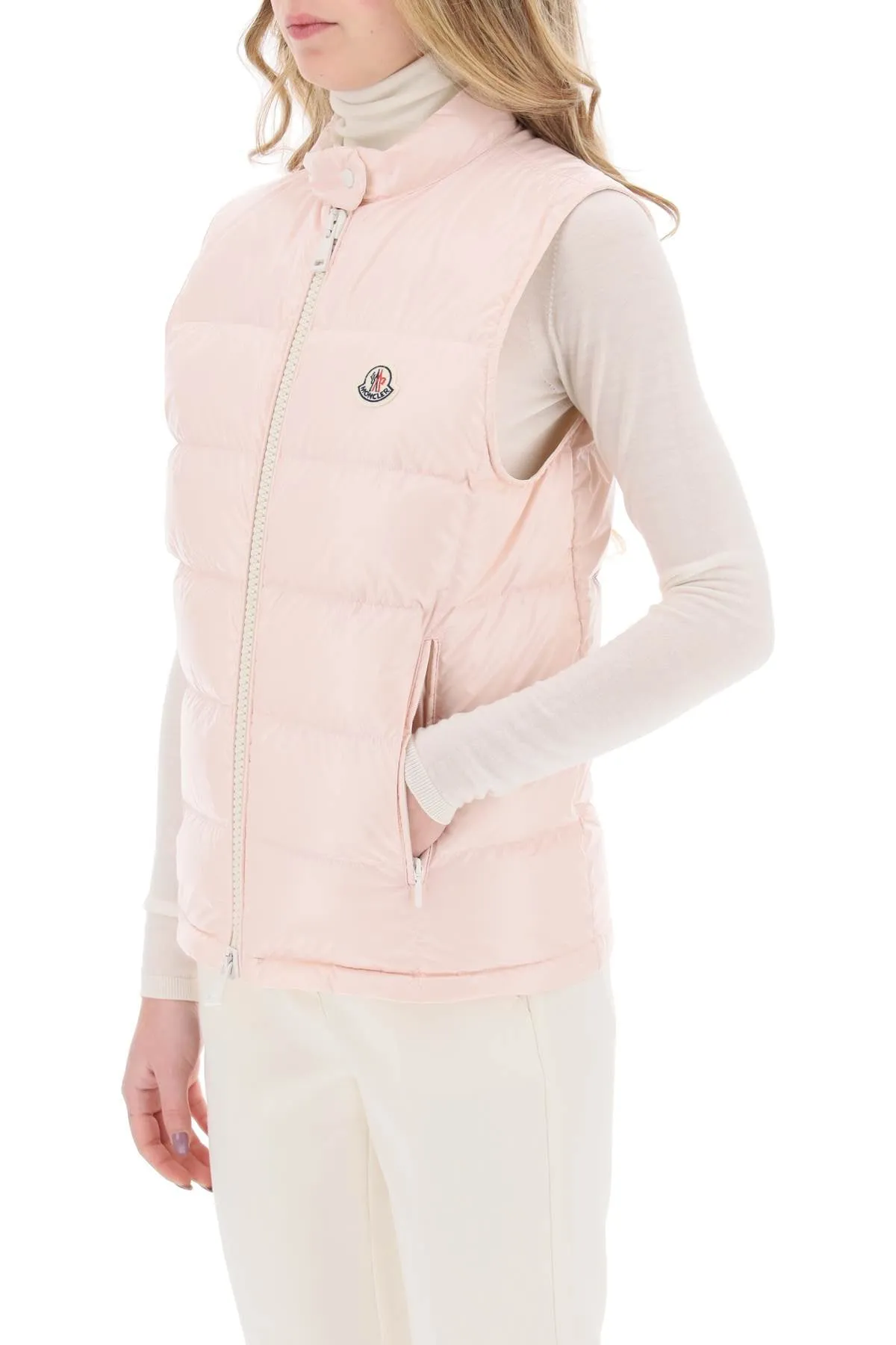 Moncler Alcibia Puffer Vest   Pink