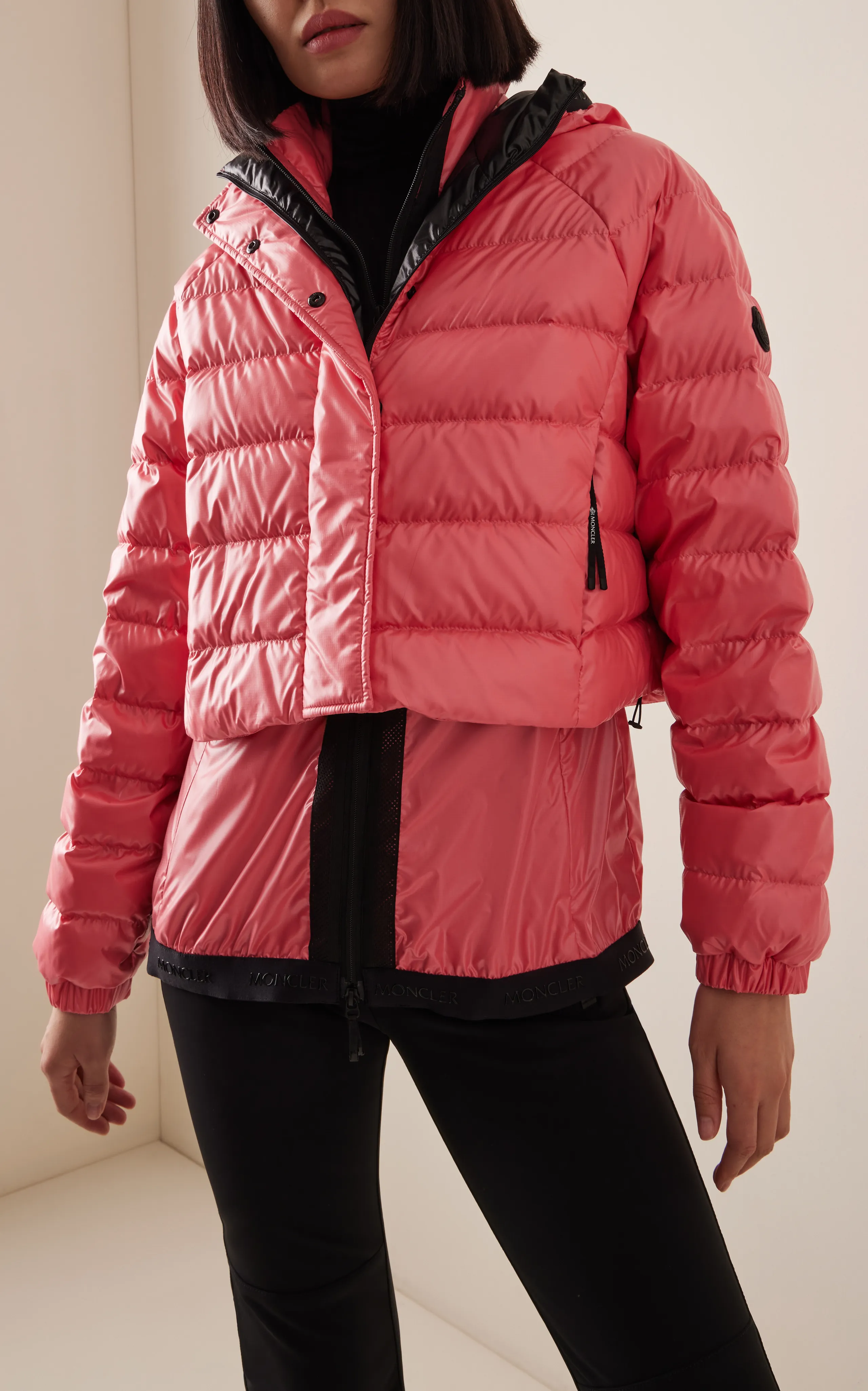 Moncler Criseide Hooded Ripstop Puffer Jacket