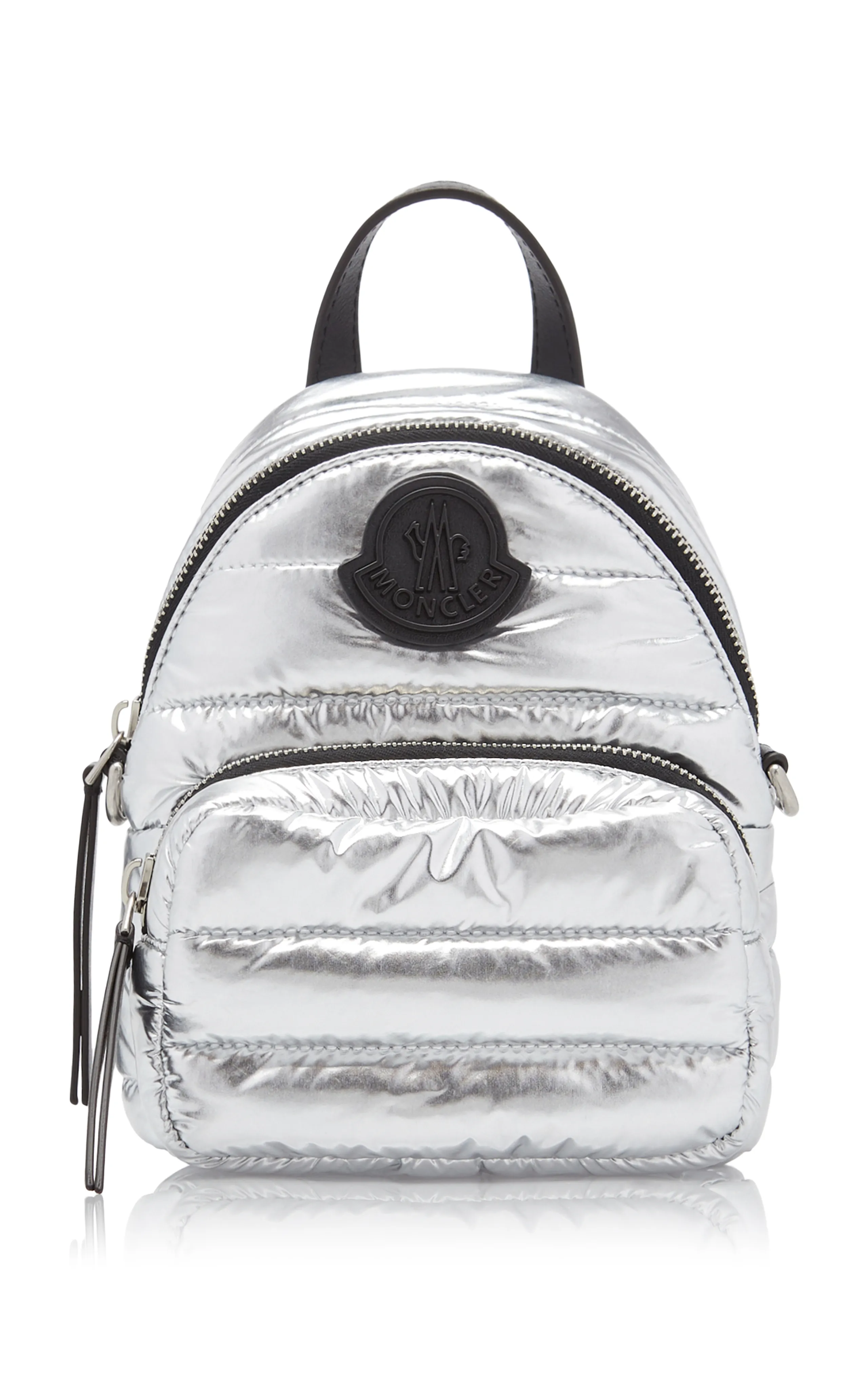 Moncler Kilia Small Metallic-Nylon Crossbody Bag